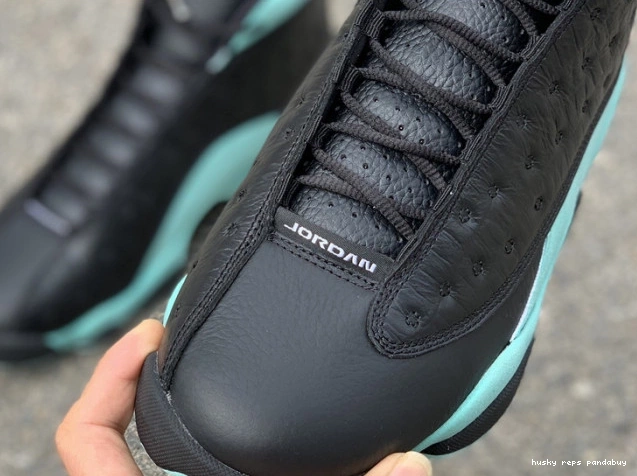 Rep Husky Jordan Island 414571-030 Retro Air Green 13 Black 0708